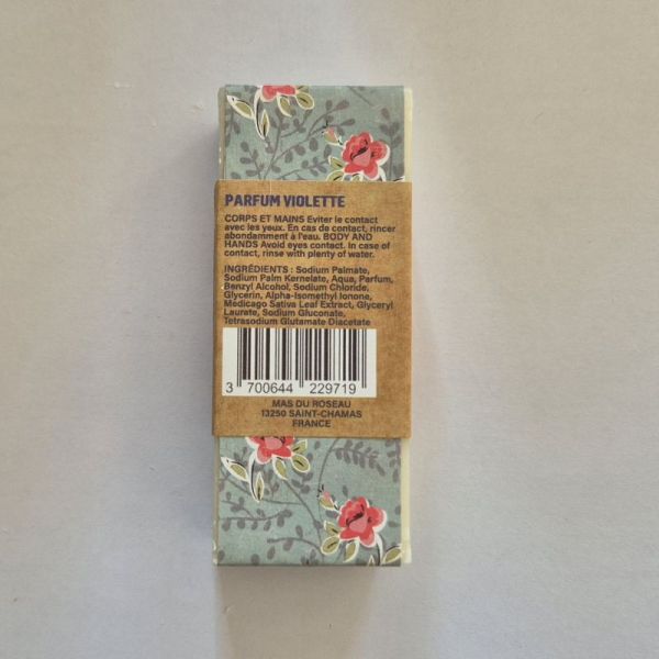 Mas Du Roseau savonnette luzerne parfum violette