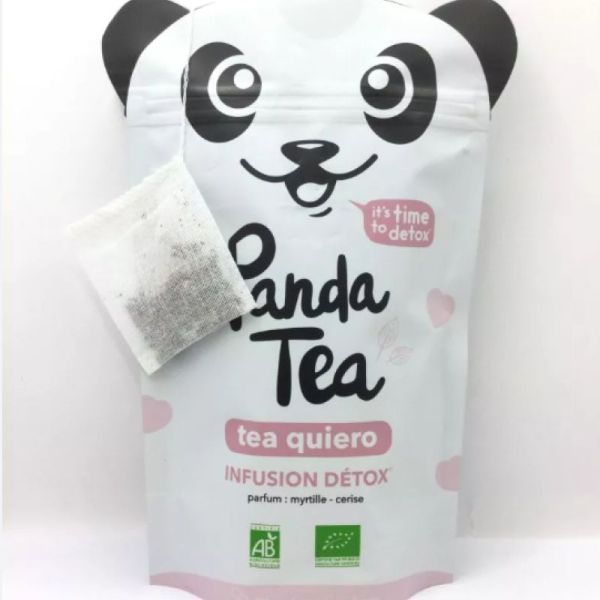 PANDA TEA TE QUIERO Infusion detox myrtille cerise