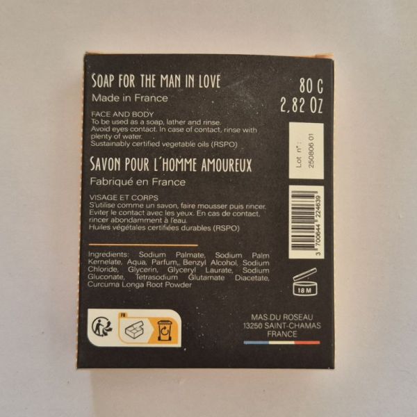 Mas Du Roseau savon homme amoureux