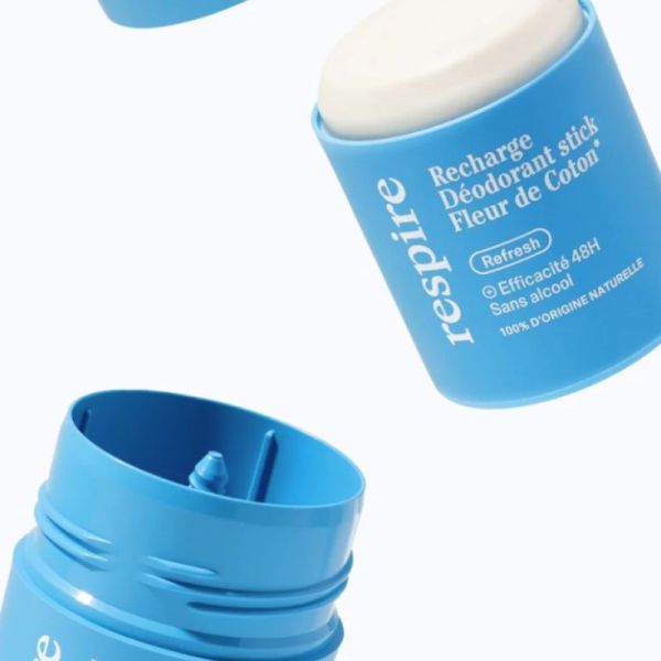 RESPIRE Recharge Déodorant Stick Fleur de coton