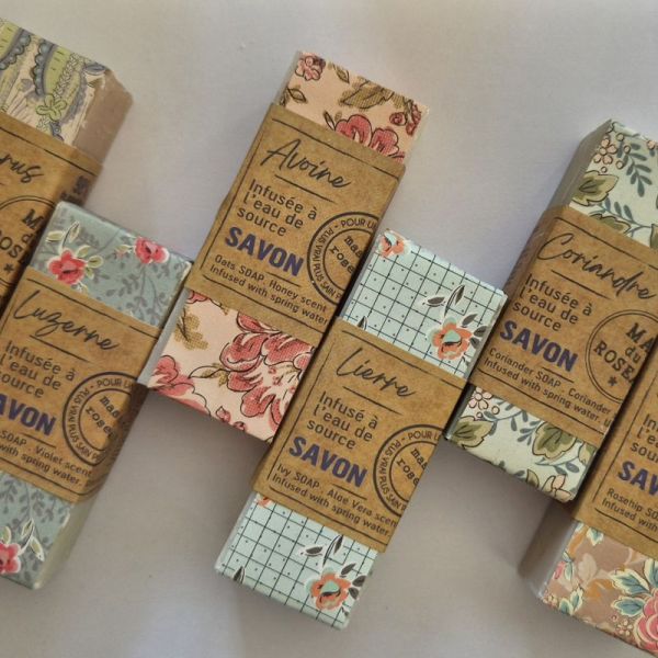 Mas Du Roseau savonnette coriandre parfum eau de coriandre