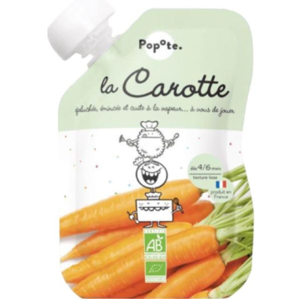 POPOTE GOURDE CAROTTE BIO 120G