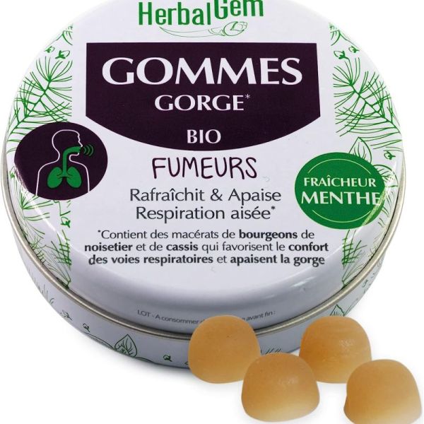 Herbalgem Gommes Gorge Bio Fumeurs B45G