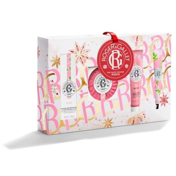 Coffret Noël Rituel Eau Parfumée Bienfaisante Rose