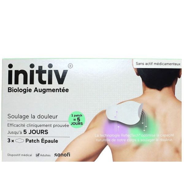 Initiv patch anti-douleur Epaule boite 3patchs