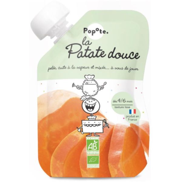 POPOTE GOURDE PATATE DOUCE BIO 120G