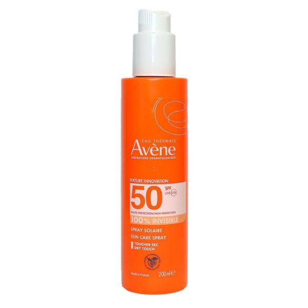 Avène spray solaire 50 100% invisible