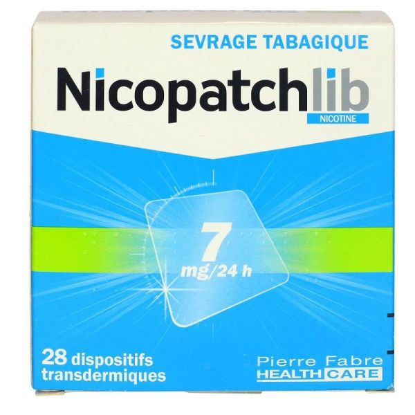 Nicopatchlib Pierre Fabre 7Mg/24H Disp 28