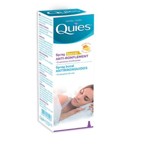Quies Anti-ronflement Spray buccal Miel Citron