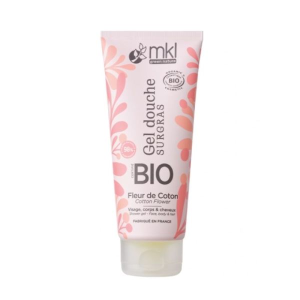 MKL Gel douche bio Fleur de coton 200ml