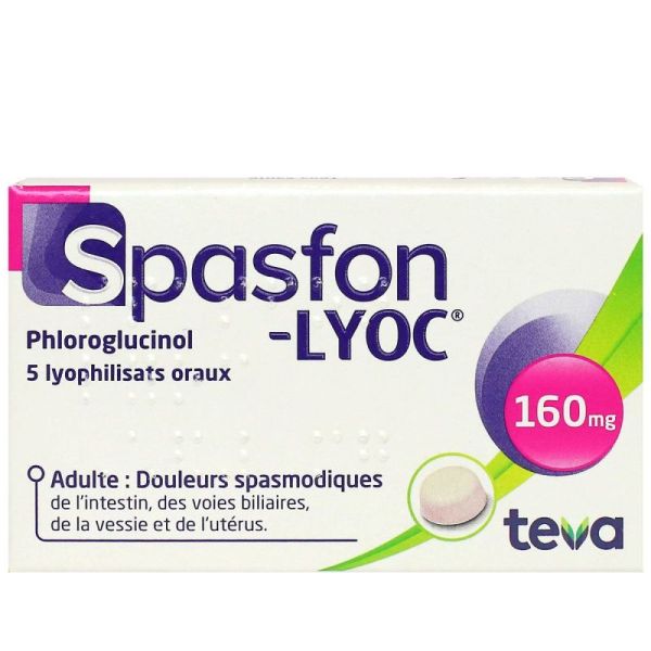 Spasfon Lyoc 160Mg Lyot Oral 5