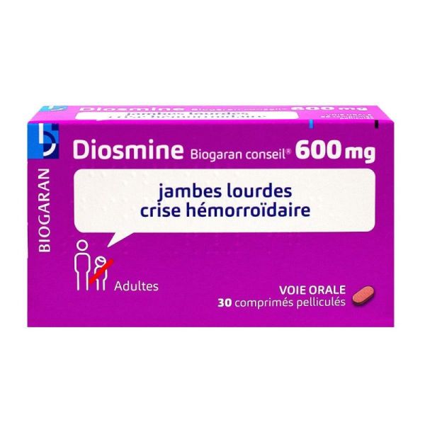 Diosmine Bgc 600Mg Cpr Bt30