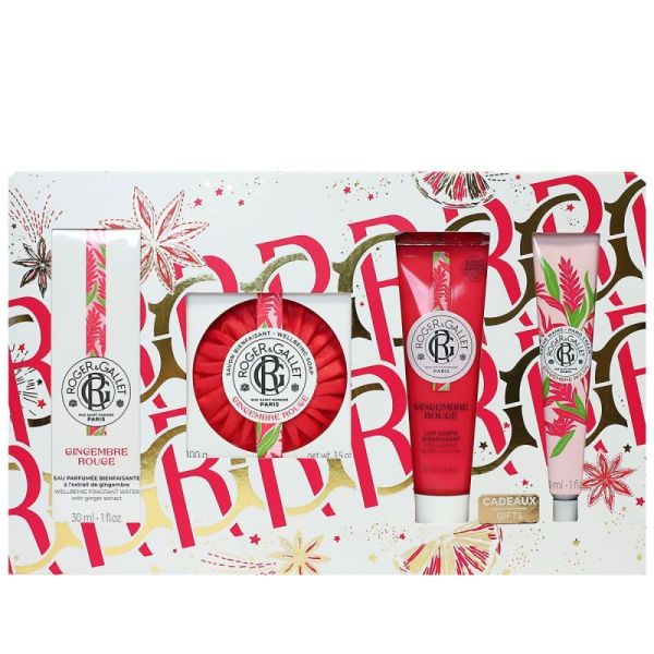 Coffret Noël Rituel Eau Parfumée Bienfaisante GINGEMBRE ROUGE