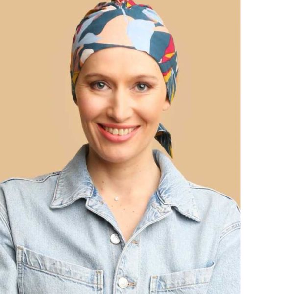 Fleurie Bandana myrtille jungle