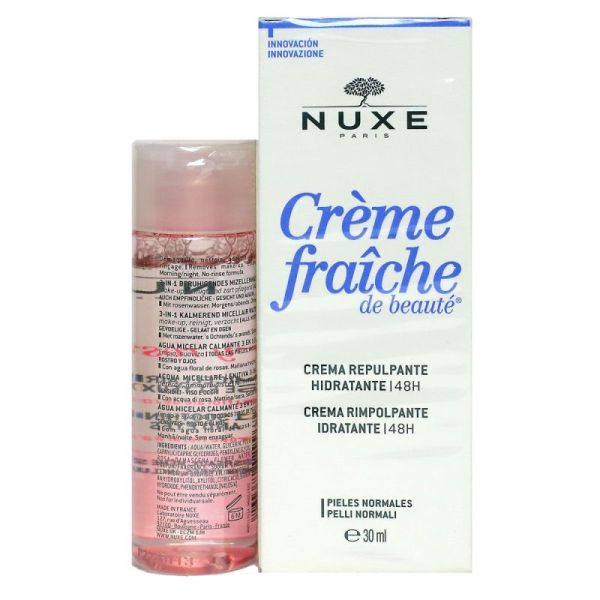 Nuxe Crème repulpante hydratante 30ml + eau micellaire Very Rose 50mL