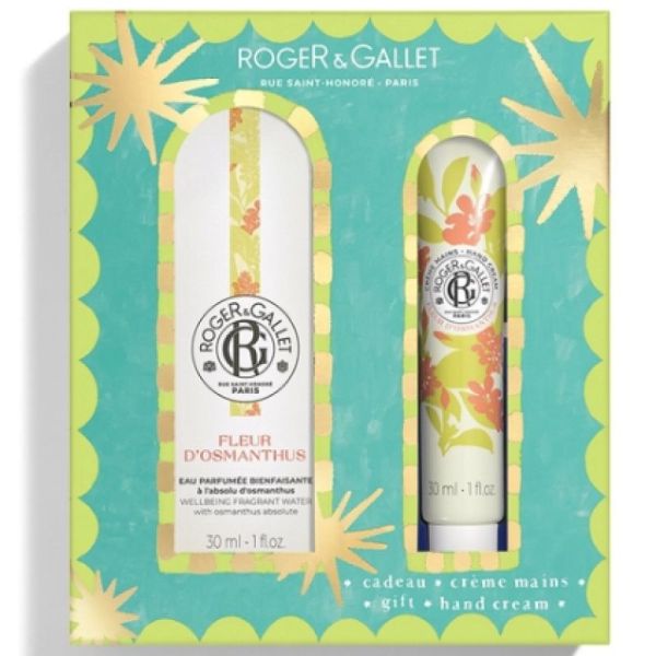 Roger & Gallet Coffret Noël Crème Mains + Eau parfumée Fleur d'Osmanthus