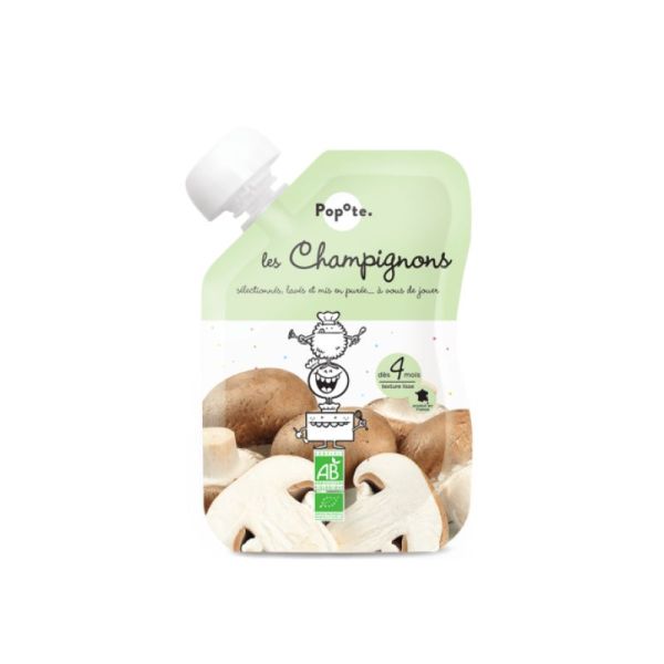 POPOTE GOURDE CHAMPIGNONS BIO 120G