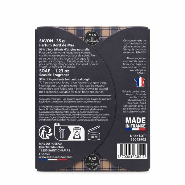 Mas Du Roseau Savon Joyeuses Fêtes Bord de Mer